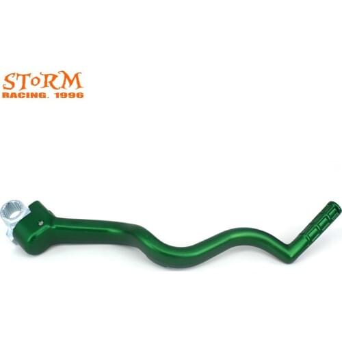 Green Forged Kick Start Starter Lever Pedal For KAWASAKI KX450F KXF450 KXF 450 2008-2015 KLX450R KLX 450R 2008-2012 08 09 10 11