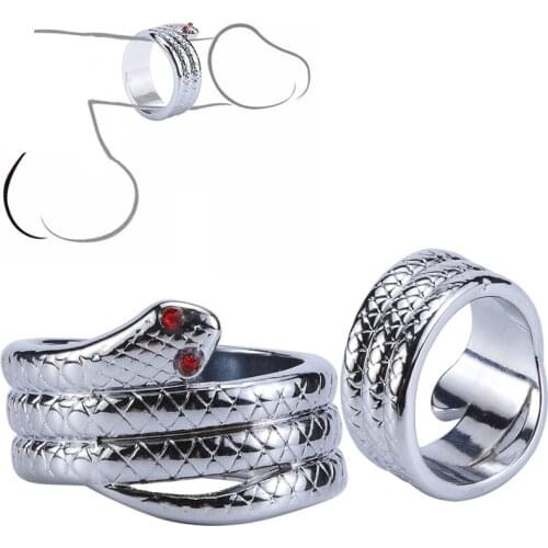 Serpentine Metal Cock Rings Men Delay Ejaculation Bondage Adult Products For Men Gay Male On Penis Locking Ring 26/28/30mm 18