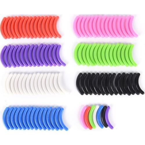 15Pcs/set Plastic Make Up Replacement Eyelash Curler with Refill Rubber Pads Beauty Tool