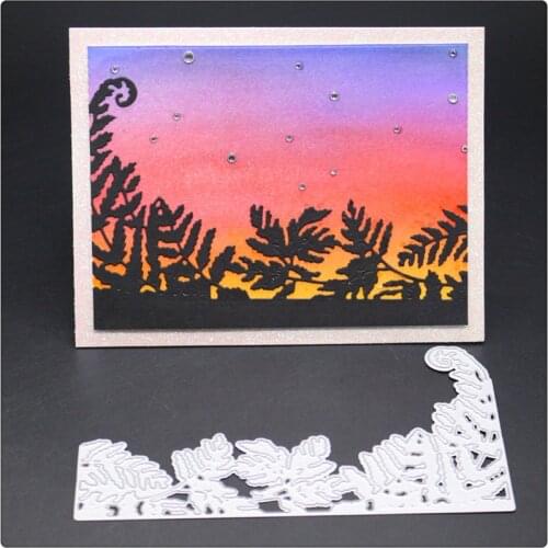 1716 Leaf Cover Cut Scrapbook Metal Cutting Dies For Scrapbooking Stencils DIY Album Cards Decoration Embossing Folder Die Cuts