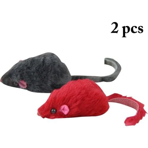 2PCS Legendog Simulation Mice Cat Toys Lifelike Kitten Mouse Toys Cat Chew Toys Plush Mice Pet Cat Toy Cat Funny Favor Toy