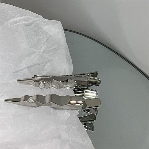 2 pcs Wave Triangle Triangle Hairpins Hair Clips For Women Fashion Hair Accessories Barrettes Wholesale