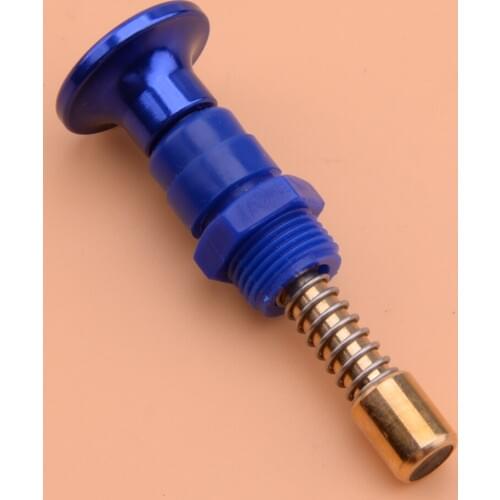 28mm-41mm Carburetor Pull Choke Lever Plunger Replacement Blue Fit For Keihin PWK Airstriker Honda Yamaha