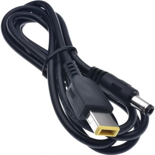 5.5*2.5mm male Round Jack to USB Square connector Power Adapter Converter Cable For Lenovo ThinkPad YOGA G500 G505 DC Jack Cord