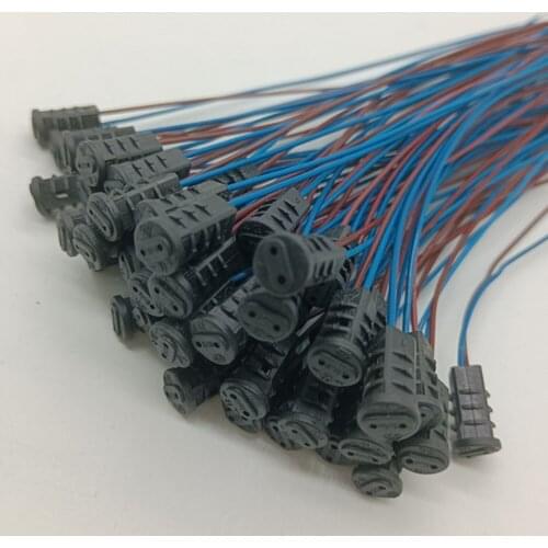 50pcs Free shipping,high quality 20CM Crystal lamp holder lamp holder socket,G4 led/G4/bulb plug,12V 10-20W,lighting accessories