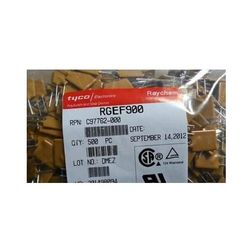 500PCS x RGEF900 GF900 9A 16V PTC Resettable Fuse
