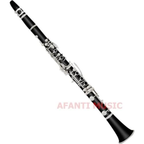 Afanti Music Falling Tune B / Hard Rubber / Nickel button Clarinet