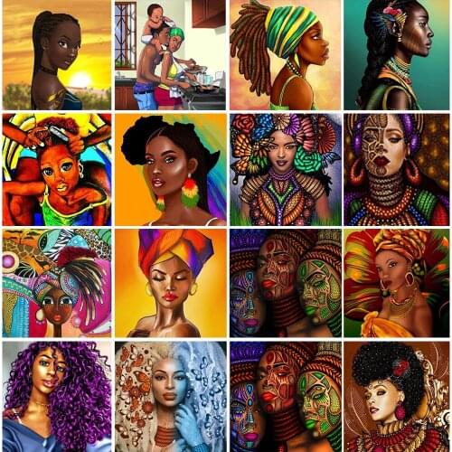 Diy full diamond embroidery inlaid diamond art painting personality girl diamond picture mosaic gift home interior decoration