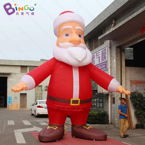 Free Shipping 5mH Inflatable Santa Claus For Christmas Decoration / 16 Feet Standing Type Inflatable Xmas Old Man - Toys