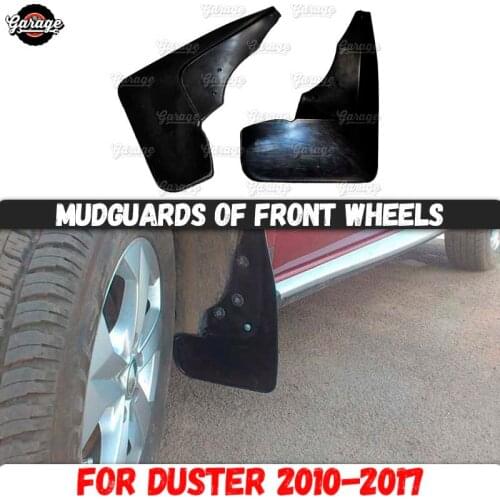 Mudguards of front wheels for Renault Duster 2010-2017 broad form Rubber accessories protective anti splash car styling tuning