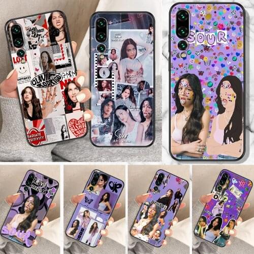 Olivia Rodrigo Phone Case For Huawei P Mate P10 P20 P30 P40 10 20 Smart Z Pro Lite black soft hoesjes 3D cell cover pretty back