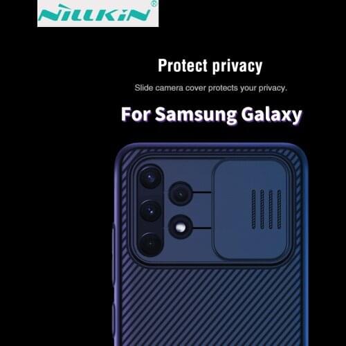 NILLKIN Case For Samsung Galaxy A51 A52 A71 Note S20 S21+ Plus Ultra M31S Camera Lens Protection Slide Protect Cover For A32