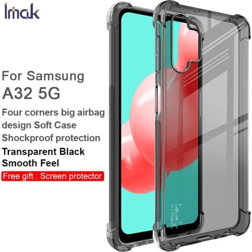 For Samsung A32 5G Case IMAK Shockproof Conners Airbags Soft TPU Back Cover Case for Samsung Galaxy A32 5G