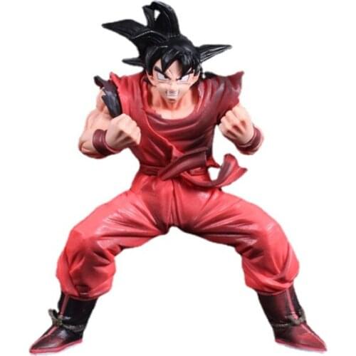 Kaiouken Anime Figure Model Red Goku PVC Ornaments Action Doll Toys 17cm