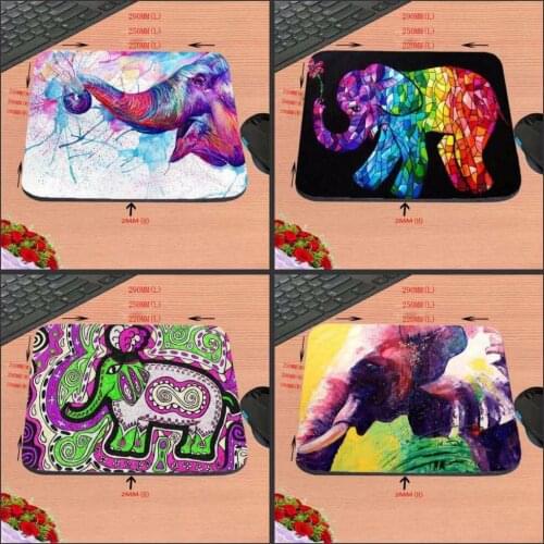 New Square Elephant Baby Elephant Custom Practical Mouse Mat 18*22cm and 25*29cm And 25*20cm No Lock Gaming Mouse Pad