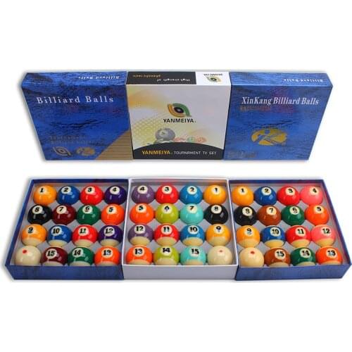 Billiard Pool Ball Tournament Quality Full Size Number Ball Set 16 Balls 2-1/4" 57mm