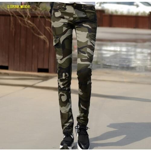 LIEBE MODE Women's Camouflage Pants