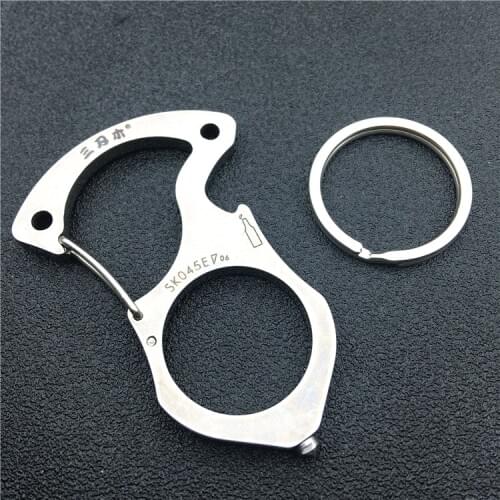 Sanrenmu Multi EDC Tools With Bottle Opener Glass Breaker Key Chain for Camping Travel