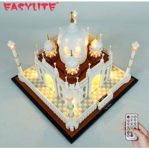 LED Lighting Set For Architecture 21056 Taj Mahal Kryator Collectible Model Toy Light Kit Not Include Building Block