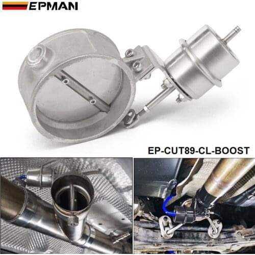 NEW Boost Activated Exhaust Cutout / Dump 89MM CLOSE Style Pressure: about 1 BAR For VW Polo EP-CUT89-CL-BOOST