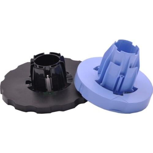 Vilaxh 1 Pair Spindle Hub blue+black replacement For HP DesignJet T610 T770 T790 T1100 T1120 T1200 Z2100 Z3100 Z5200