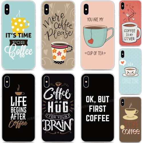 Soft TPU Funny Tea Coffee Pattern Phone Case For Oukitel C17 C16 C15 C13 C12 C18 C19 Pro K9 U25 Pro U22 Fundas Silicone Cover
