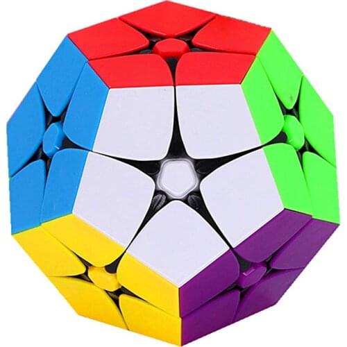 CuberSpeed 2x2 Megamin stickerless Magic Cube Kilominx 2x2 Color Speed Cube
