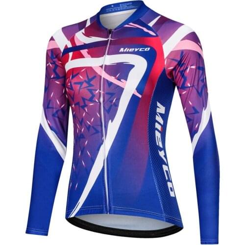 Womens Cycling Jersey Mtb Long Sleeve Bike Shirt Downhill Motocross Jeresy Bicycle Jaquetas Clothing Wear Ropa Maillot Ciclismo