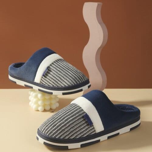 Indoor Plush Slippers For Women Winter Warm Bedroom Furry Lady Slides Non Slip Home Flat Couple Platform Fluffy Shoes Big Sizes