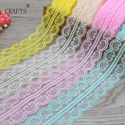 2018 new! 10 yards of beautiful lace ribbon 4.5 cm wide DIY jewelry clothing / flowers and other accessories 16 color