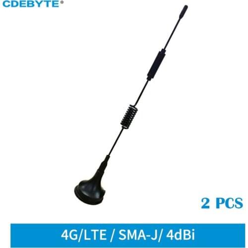 2pcs/Lot 4dBi Magnetic Antenna LTE GSM GPRS WCDMA SMA-J 4G/NB-IoT Full Band Coverage Industrial Equipment CDEBYTE TX4G-XPL17-150