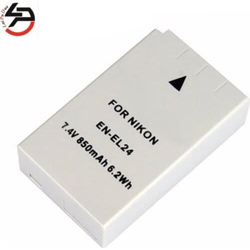 LPD 850mah 7.4v 100% brand new Replacement Camera Battery For Nikon EN-EL24 NIkon 1 J5 Camera
