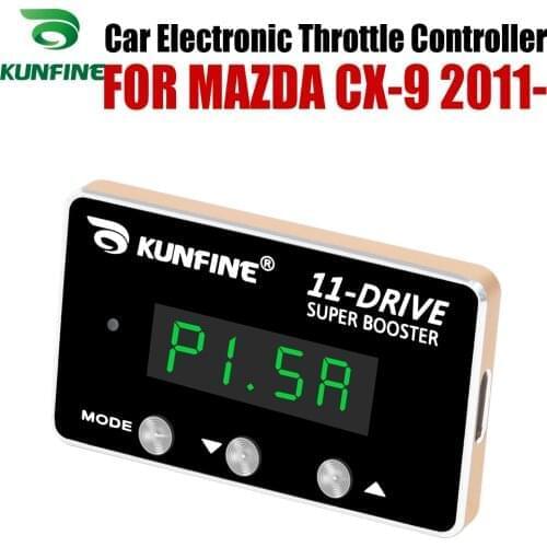 KUNFINE Car Electronic Throttle Controller Racing Accelerator Potent Booster For MAZDA CX-9 2011-After Tuning Parts