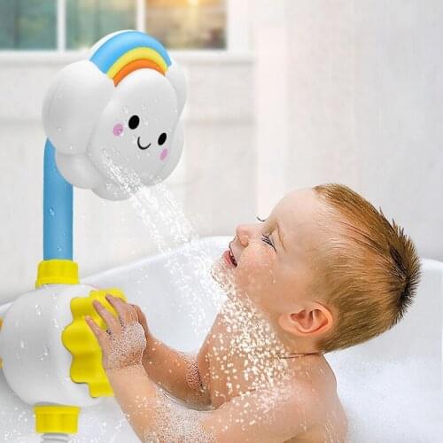 Baby Bath Toys Bathtub Toy With Shower For Toddles And Babies Water Funny Game Kids Gift Water Spray Cloud shower Toy For Child