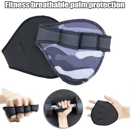 Weight Lifting Palm Protector Dumbbell Grips Hand Pads Pull Up Anti Skid Weight Cross Training Gloves Gym Workout Fitness Unisex