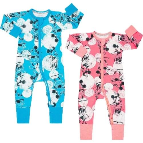 Newborn Mickey Baby Boy Clothing Disney Baby Rompers Girls Clothing Roupas Bebes Infant Jumpsuit Bebes Cotton Toddler Romper