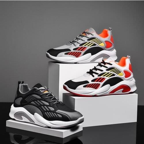 Spring Low Top Sneakers Men Fashion Trending Casual Shoes Men Outdoor Lightweight Running Sneakers Breathable Big Size 39-44