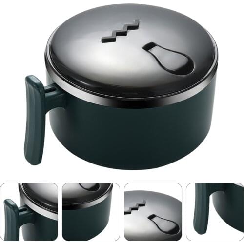 1Pc Instant Noodle Bowl Safe Nice Chic Gift Cutlery Tableware Container