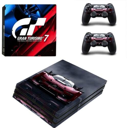 Gran Turismo GT Sport PS4 Pro Skin Stickers Decal for Sony PlayStation 4 Console and Controllers PS4 Pro Skin Sticker