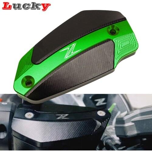 With Logo "Z" For KAWASAKI Z900 Z650 Z800 Motorcycle Accessories Front Brake Fluid Reservoir Cover Cylinder Reservoir Tank Cap