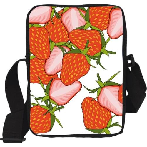 New Fruit salad with strawberries womens messenger bags leisure mujer travel crossbody bags for men designer bag for ladies