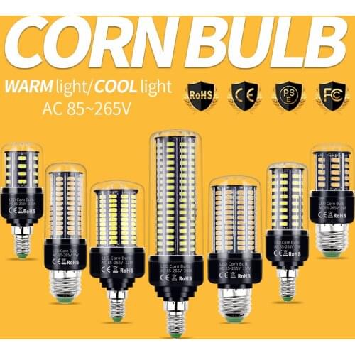 LED Corn Lamp LED Light Bulb E27 For home Lampara 220V Energy Saving Lighting LED yeelight E14 110V 3.5 5 7 9 12 15 20W Bombilla