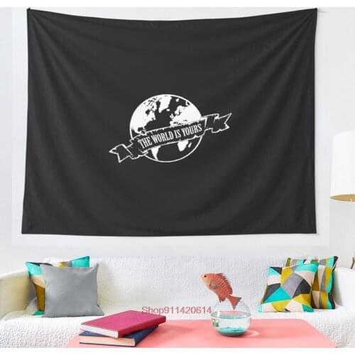 The world is yours Tony tapestry Hanging Tapestry Hippie Wall Hanging Blanket Wall Carpet Yoga Mat Home Decor