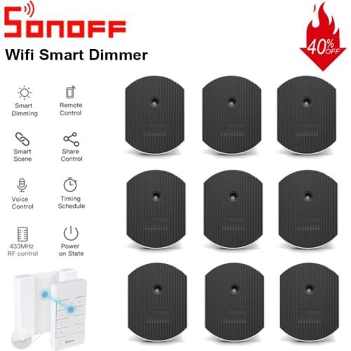 Sonoff D1 Smart Dimmer Switch Wifi Switch Module 433Mhz RF Remote Voice Control Light Adjust via eWeLink APP Alexa Google Home