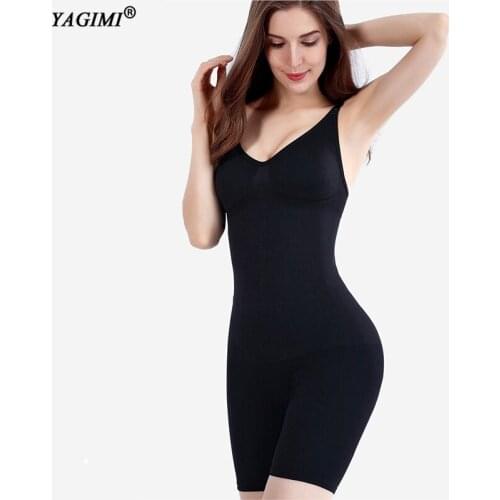 YAGIMI Full Body Shaper Shapewear Women Tummy Control Slimming Sheath Butt Lifter Push Up Thigh Slimmer Abdomen Shapers Bodysuit