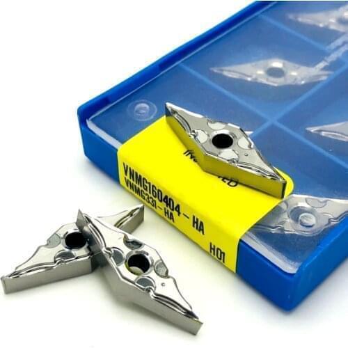 VNMG160408-HA H01 Double-sided 35 degree cermet aluminum insert insert VNMG160408 External turning tool VNMG 160408 Cutting tool