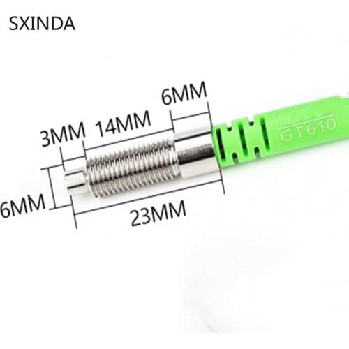 2pcs High quality GT310 M3 M4 M6 fiber optic sensor fiber amplifier line-to-beam probe switch FT310