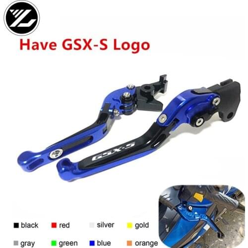 Have GSX-S Logo For SUZUKI GSX-S750 GSX-S1000/F GSX-S1000ABS GSX-S 750 1000 Motorcycle Folding Extendable Brake Clutch Levers
