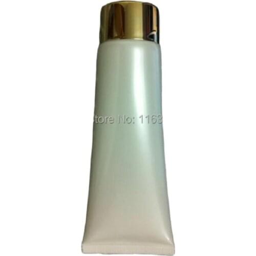 120ml white soft or mildy wash or butter or handcream tube with gold lid