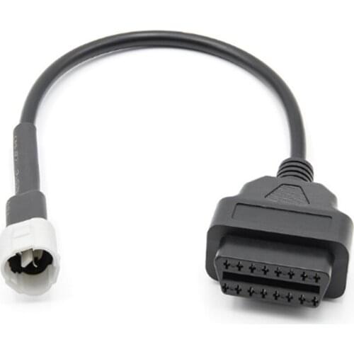3 Pin 4Pin to 16Pin Fault Code Scanner Motorcycle OBD Connector Cable for Yamaha Standard III X-MAX N-MAX MT-125 YS-125 X-MAX300